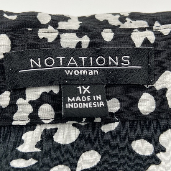 Notations Woman Fooler Top Size 1X - Picture 4 of 7